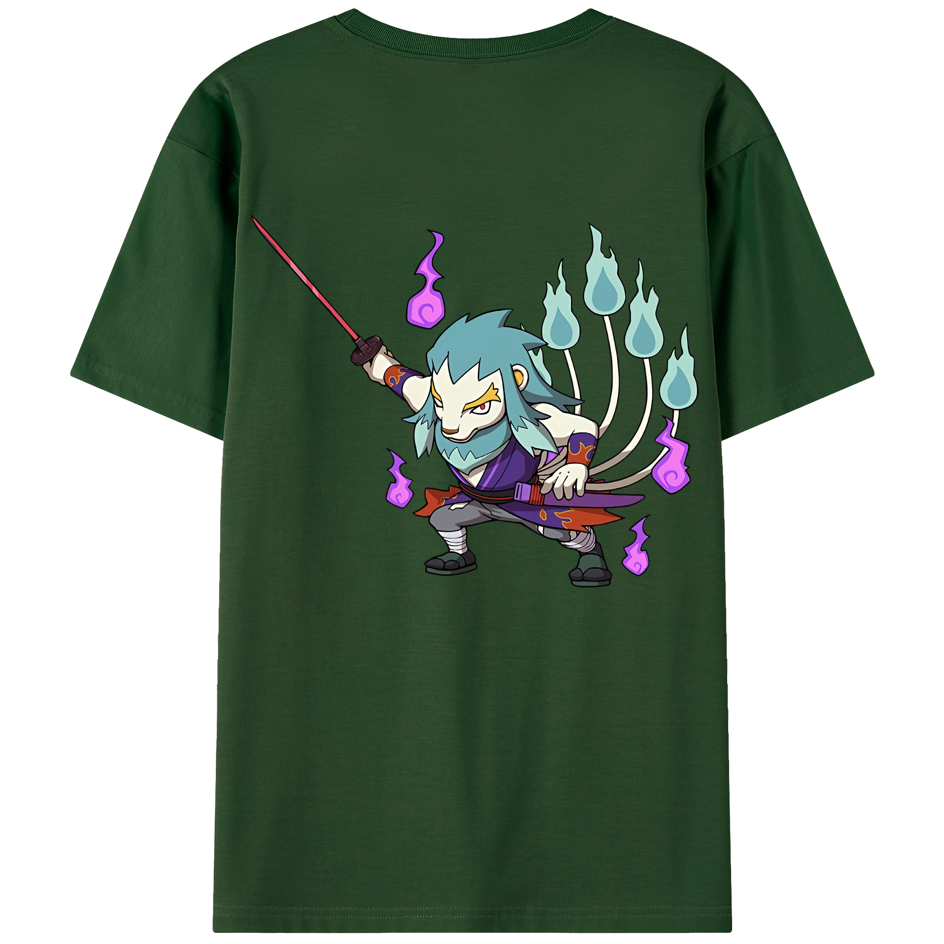 （画像用） 妖怪ウォッチ Yo-kai Watch 綿100％半袖Tシャツ（背面プリント）